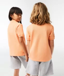 Lacoste Mädchenkleidung>Regular Fit -Kinder-Polo Aus Petit Pique Hell Orange Heb