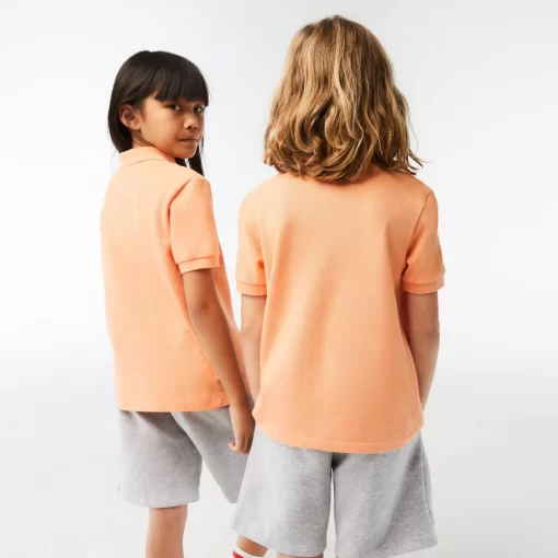 Lacoste Mädchenkleidung>Regular Fit -Kinder-Polo Aus Petit Pique Hell Orange Heb