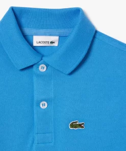 Lacoste Mädchenkleidung>Regular Fit -Kinder-Polo Aus Petit Pique Atherisches Blau L99