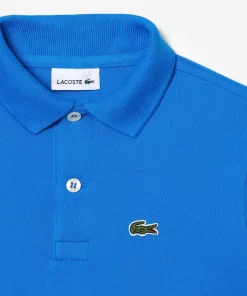 Lacoste Jungenkleidung>Regular Fit -Kinder-Polo Aus Petit Pique Blau Siy