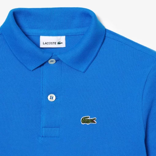 Lacoste Jungenkleidung>Regular Fit -Kinder-Polo Aus Petit Pique Blau Siy