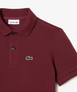 Lacoste Mädchenkleidung>Regular Fit -Kinder-Polo Aus Petit Pique Burgunder Yup