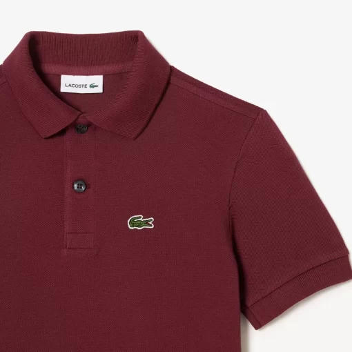 Lacoste Mädchenkleidung>Regular Fit -Kinder-Polo Aus Petit Pique Burgunder Yup