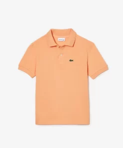 Lacoste Mädchenkleidung>Regular Fit -Kinder-Polo Aus Petit Pique Hell Orange Heb