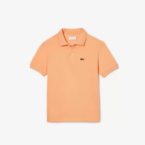 Lacoste Mädchenkleidung>Regular Fit -Kinder-Polo Aus Petit Pique Hell Orange Heb