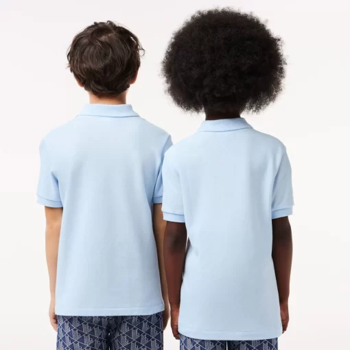 Lacoste Mädchenkleidung>Regular Fit -Kinder-Polo Aus Petit Pique Hellblau T01