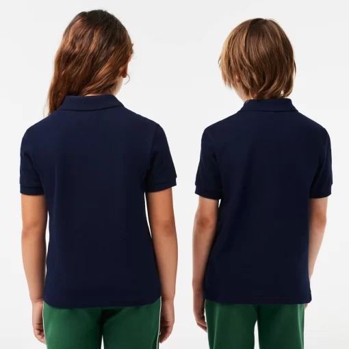 Lacoste Mädchenkleidung>Regular Fit -Kinder-Polo Aus Petit Pique Navy Blau 166