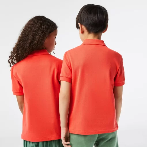 Lacoste Mädchenkleidung>Regular Fit -Kinder-Polo Aus Petit Pique Orange 02K