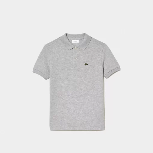 Lacoste Mädchenkleidung>Regular Fit -Kinder-Polo Aus Petit Pique Heidekraut Grau Cca