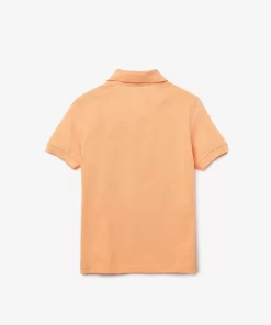 Lacoste Mädchenkleidung>Regular Fit -Kinder-Polo Aus Petit Pique Hell Orange Heb