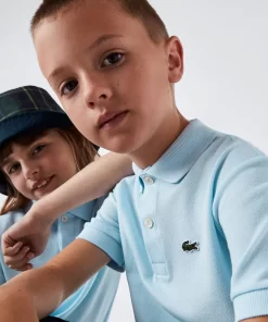 Lacoste Mädchenkleidung>Regular Fit -Kinder-Polo Aus Petit Pique Hellblau T01