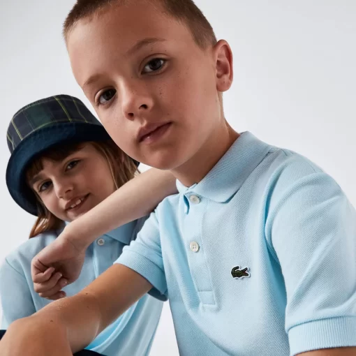 Lacoste Mädchenkleidung>Regular Fit -Kinder-Polo Aus Petit Pique Hellblau T01