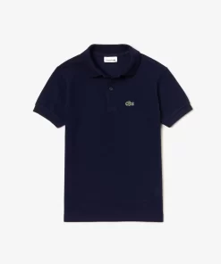 Lacoste Mädchenkleidung>Regular Fit -Kinder-Polo Aus Petit Pique Navy Blau 166