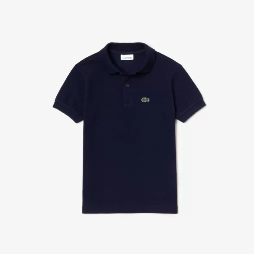 Lacoste Mädchenkleidung>Regular Fit -Kinder-Polo Aus Petit Pique Navy Blau 166