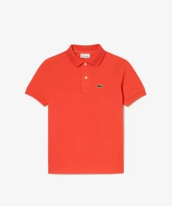 Lacoste Mädchenkleidung>Regular Fit -Kinder-Polo Aus Petit Pique Orange 02K