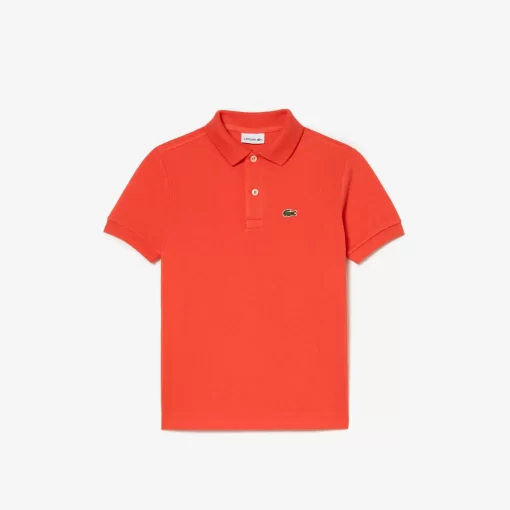 Lacoste Mädchenkleidung>Regular Fit -Kinder-Polo Aus Petit Pique Orange 02K