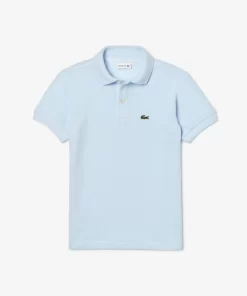 Lacoste Mädchenkleidung>Regular Fit -Kinder-Polo Aus Petit Pique Hellblau T01