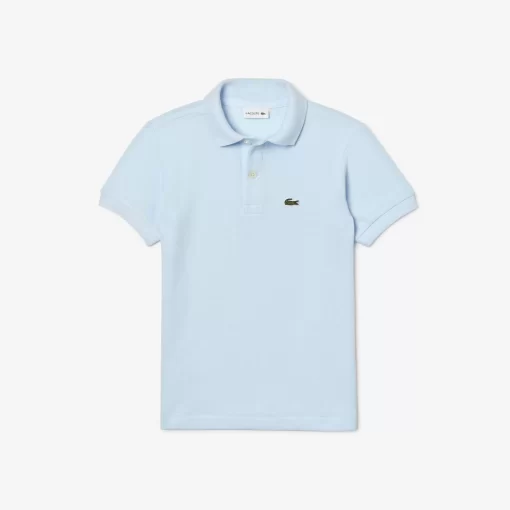 Lacoste Mädchenkleidung>Regular Fit -Kinder-Polo Aus Petit Pique Hellblau T01