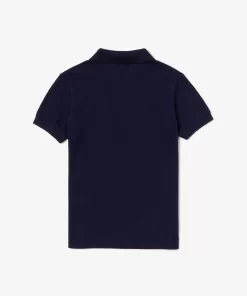 Lacoste Mädchenkleidung>Regular Fit -Kinder-Polo Aus Petit Pique Navy Blau 166