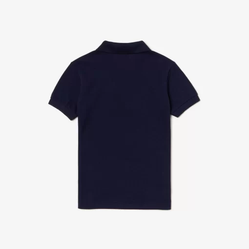 Lacoste Mädchenkleidung>Regular Fit -Kinder-Polo Aus Petit Pique Navy Blau 166