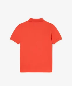 Lacoste Mädchenkleidung>Regular Fit -Kinder-Polo Aus Petit Pique Orange 02K