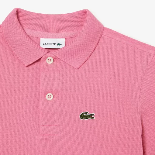 Lacoste Mädchenkleidung>Regular Fit -Kinder-Polo Aus Petit Pique Reseda Rosa 2R3