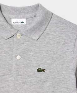 Lacoste Mädchenkleidung>Regular Fit -Kinder-Polo Aus Petit Pique Heidekraut Grau Cca