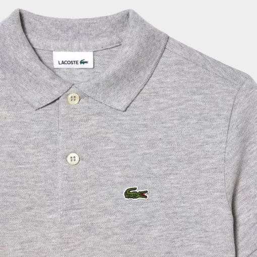 Lacoste Mädchenkleidung>Regular Fit -Kinder-Polo Aus Petit Pique Heidekraut Grau Cca