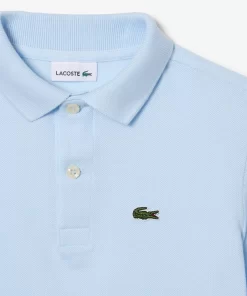 Lacoste Mädchenkleidung>Regular Fit -Kinder-Polo Aus Petit Pique Hellblau T01