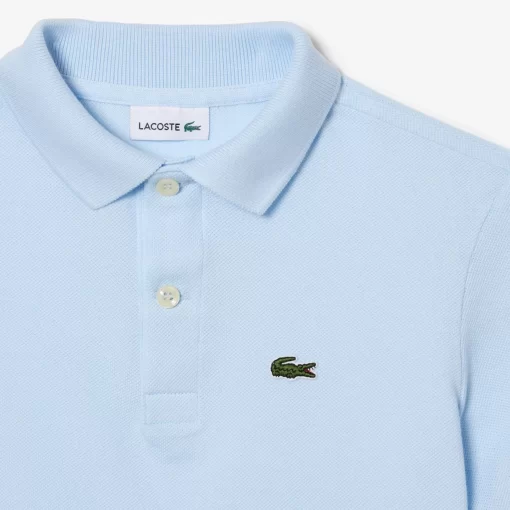 Lacoste Mädchenkleidung>Regular Fit -Kinder-Polo Aus Petit Pique Hellblau T01