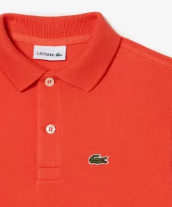 Lacoste Mädchenkleidung>Regular Fit -Kinder-Polo Aus Petit Pique Orange 02K