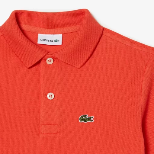 Lacoste Mädchenkleidung>Regular Fit -Kinder-Polo Aus Petit Pique Orange 02K