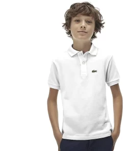 Lacoste Mädchenkleidung>Regular Fit -Kinder-Polo Aus Petit Pique Hellblau T01