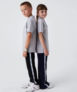 Lacoste Mädchenkleidung>Regular Fit -Kinder-Polo Aus Petit Pique Heidekraut Grau Cca