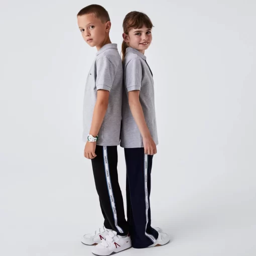 Lacoste Mädchenkleidung>Regular Fit -Kinder-Polo Aus Petit Pique Heidekraut Grau Cca