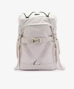 Lacoste Rucksäcke>Reisetasche Aus Beschichtetem Canvas Farine Vert 132 998