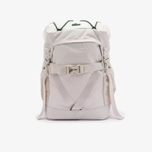 Lacoste Rucksäcke>Reisetasche Aus Beschichtetem Canvas Farine Vert 132 998