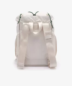 Lacoste Rucksäcke>Reisetasche Aus Beschichtetem Canvas Farine Vert 132 998