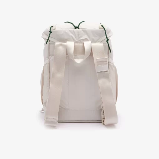 Lacoste Rucksäcke>Reisetasche Aus Beschichtetem Canvas Farine Vert 132 998