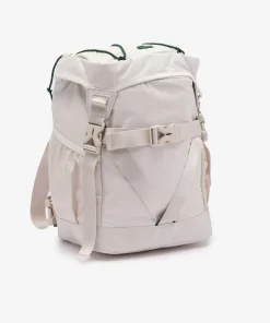 Lacoste Rucksäcke>Reisetasche Aus Beschichtetem Canvas Farine Vert 132 998