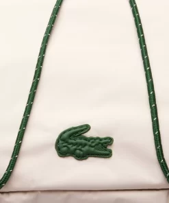 Lacoste Rucksäcke>Reisetasche Aus Beschichtetem Canvas Farine Vert 132 998