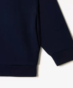 Lacoste Jungenkleidung>Reisverschluss-Sweatshirt Mit Kontrastdetails Navy Blau 166