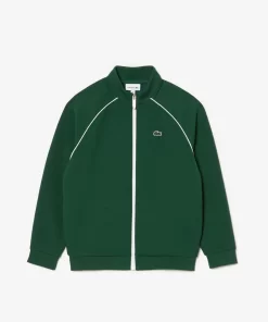 Lacoste Jungenkleidung>Reisverschluss-Sweatshirt Mit Kontrastdetails Grun 132