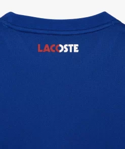 Lacoste Tennis>Resistentes Tennis Sweatshirt Navy Blau / Burgunder Is4