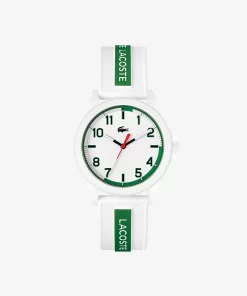 Lacoste Accessoires>Rider Armbanduhr - Weis Und Grun Mit Silikonband Weis 000