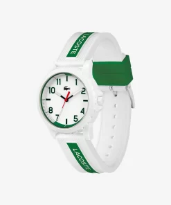 Lacoste Accessoires>Rider Armbanduhr - Weis Und Grun Mit Silikonband Weis 000