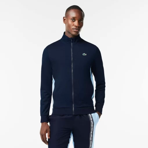 Lacoste Tennis>Ripstop Tennis Sweatshirt Navy Blau / Blau Ge5