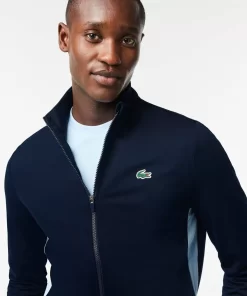 Lacoste Tennis>Ripstop Tennis Sweatshirt Navy Blau / Blau Ge5