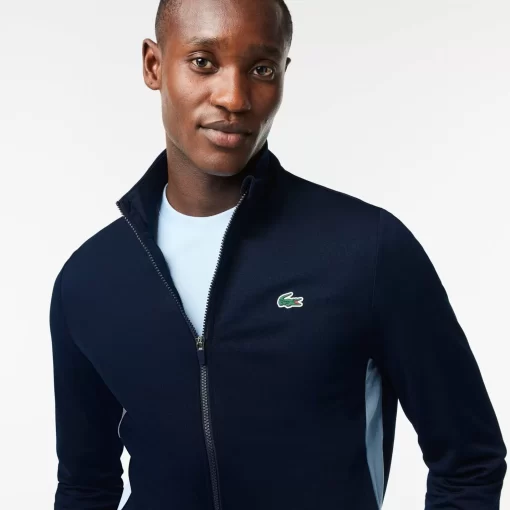 Lacoste Tennis>Ripstop Tennis Sweatshirt Navy Blau / Blau Ge5