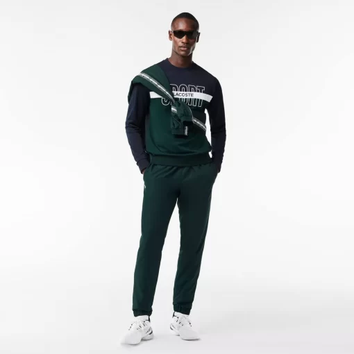 Lacoste Tennis>Ripstop Tennis Sweatshirt Navy Blau / Weis / Grun 65U